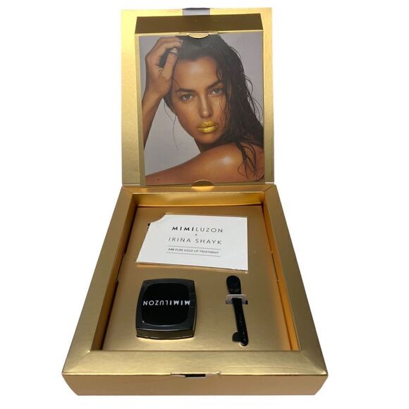 Mimi Luzon + Irina Shayk 24K Pure Gold Lip Treatment x 3 New Open Box - Picture 1 of 3
